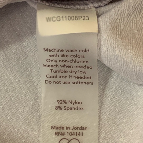 Calia UV Long sleeve 1/2 zip Golf Shirt Large Lake Reflection Cool color - Picture 4 of 11